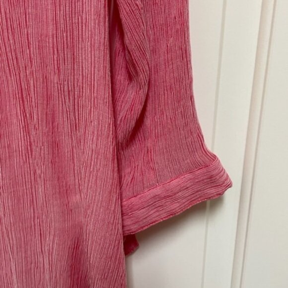 Westbound pink 3/4 length sleeve stretchy top - Picture 3 of 7